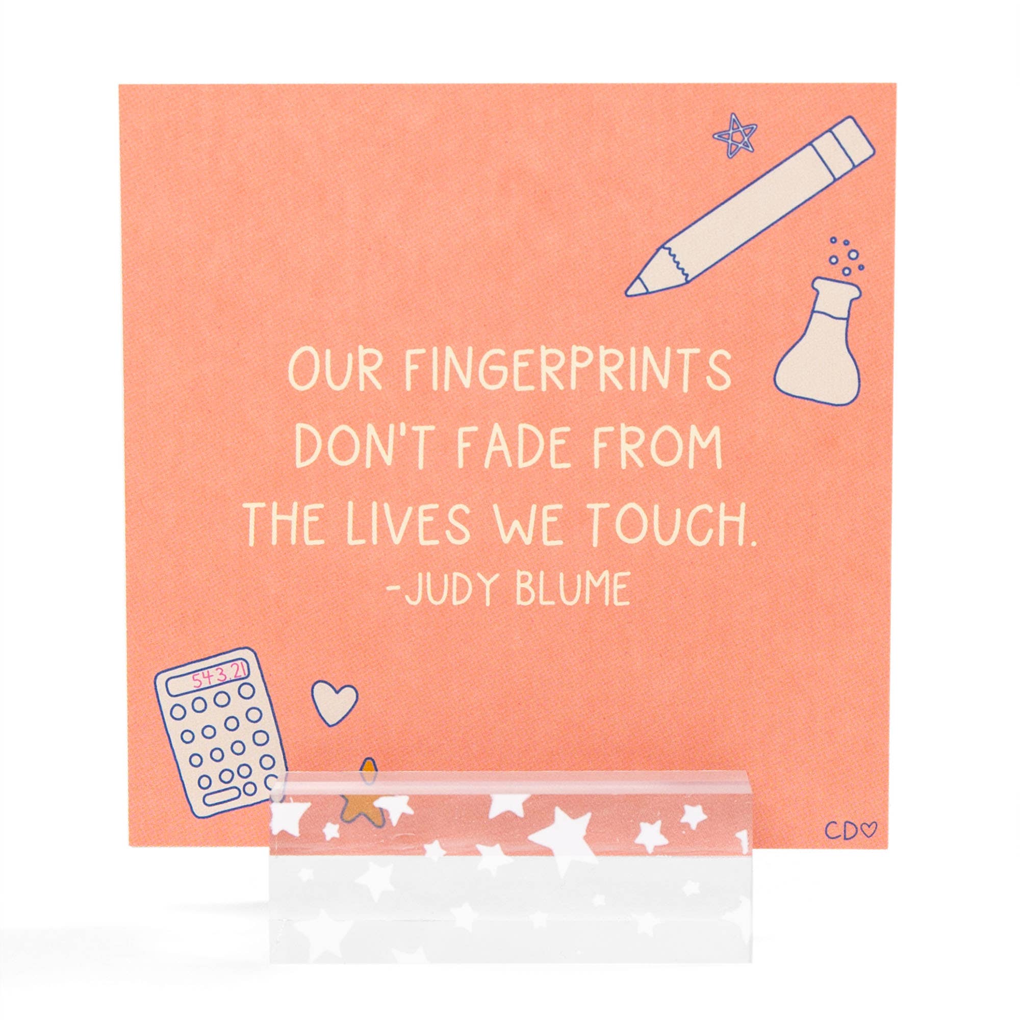 Phrases For Teachers Encouraging Desk Card Set Paper Goods Callie Danielle