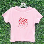 Pink Apple S/S Shirt - Lt. Pink Girls Tops + Tees Mustard & Ketchup