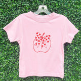 Pink Apple S/S Shirt - Lt. Pink Girls Tops + Tees Mustard & Ketchup