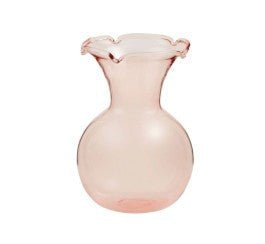 Pink Botanica Ruffle Vase Seasonal Mudpie