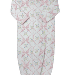 Pink Bows Pima Converter Baby Sleepwear Baby Loren