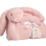Pink Cuddle Bunny Blanket Baby Accessories Mudpie