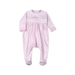 Pink Gingham Classic Pima Hand Smocked Footie - Sugar Babies Children's Boutique/Meg's Shoppe