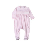 Pink Gingham Classic Pima Hand Smocked Footie - Sugar Babies Children's Boutique/Meg's Shoppe