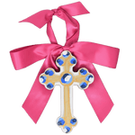 Pink Hallelujah Cross - 6" Home Decor HAVE MERCY LLC