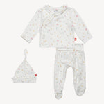 Pink Little Bitty Pretty One Kimono Set Baby Sleepwear Magnetic Me