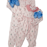 Pink Nutcracker Pima Two Piece Loungewear Kids Pajamas Baby Loren