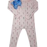 Pink Nutcracker Pima Two Piece Loungewear Kids Pajamas Baby Loren