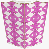 Pink Palms by Laura Park Party Blue Wastepaper Basket Home Decor Marye-Kelley