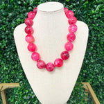Pink Paradise Beaded Necklace - Sugar Babies Children's Boutique/Meg's Shoppe