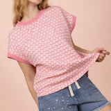 Pink Posy Top Tops VERY J
