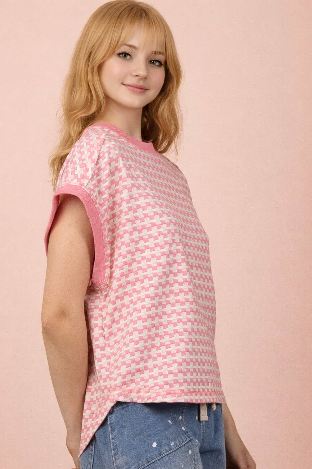 Pink Posy Top Tops VERY J