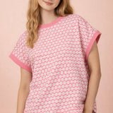 Pink Posy Top Tops VERY J