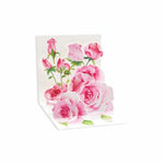 Pink Roses Greeting Card Paper Goods Up With Paper