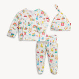 Play All Day Modal Kimono Set Baby Sleepwear Magnetic Me