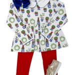 Play Shirt & Leggings - Christmas Planters Girls Sets Heyward House