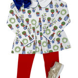 Play Shirt & Leggings - Christmas Planters Girls Sets Heyward House
