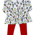 Play Shirt & Leggings - Christmas Planters Girls Sets Heyward House