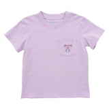Pocket Tee - Bow Girls Tops + Tees Itsy Bitsy
