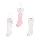 Pointelle Bow Knee Socks - Assorted Baby Accessories Mudpie