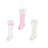 Pointelle Bow Knee Socks - Assorted Baby Accessories Mudpie