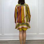 Polly Dress - Maple Stripes Short Dresses Livro
