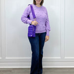 Pom Pom Sweater - Lilac Sweaters Umgee