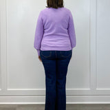 Pom Pom Sweater - Lilac Sweaters Umgee