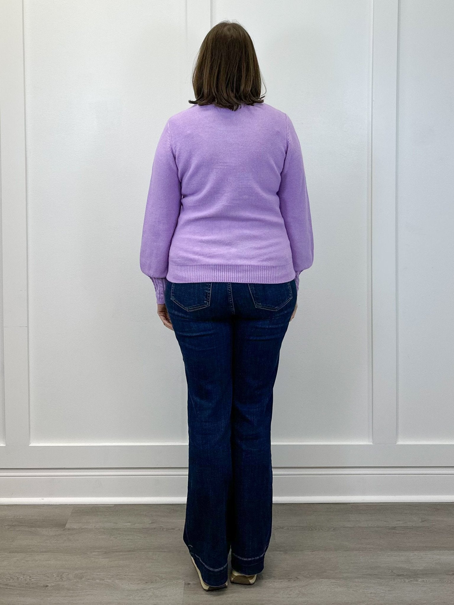 Pom Pom Sweater - Lilac Sweaters Umgee