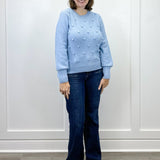 Pom Pom Sweater - Sky Sweaters Umgee