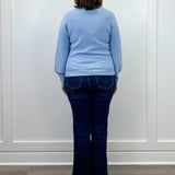 Pom Pom Sweater - Sky Sweaters Umgee