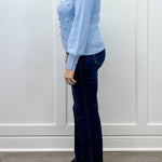 Pom Pom Sweater - Sky Sweaters Umgee