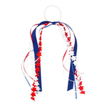 Ponytail Streamers - Patriotic Star - Royal Kids Hair Accessories Wee Ones