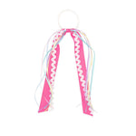 Ponytail Streamers - Ric Rac - Hot Pink Kids Hair Accessories Wee Ones