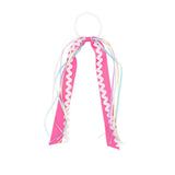 Ponytail Streamers - Ric Rac - Hot Pink Kids Hair Accessories Wee Ones