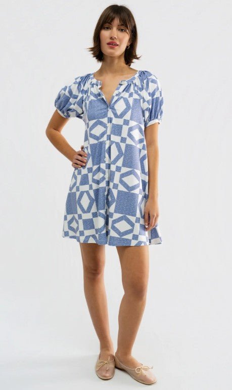 patch dress short sleeve Blue Denim Patchwork Mini Dress Women Casual Short Sleeve Button Frayed Dresses Summer Dress B Photo Color XS at Amazon Women's Clothing store