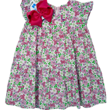 Positano Dress - Pink Bloomsbury Blossoms Girls Play Dresses Bisby