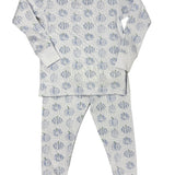 Precious Pumpkins L/S Pajamas - Lt. Blue Kids Pajamas Magnolia Baby