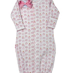 Precious Pumpkins Printed Ruffle Converter - Pink Baby Sleepwear Magnolia Baby