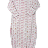 Precious Pumpkins Printed Ruffle Converter - Pink Baby Sleepwear Magnolia Baby