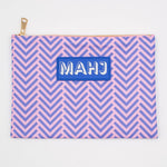 Premium Mahjong Accessory Bag - Arrows Purple Paper Goods My Fair Mahjong