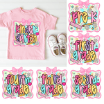 Preppy Back to School Girls Shirt - Sugar Babies Children's Boutique/Meg's Shoppe