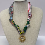 Presley Heartburst Scarf Necklace Necklaces Deep South Originals, LLC