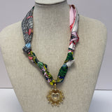 Presley Heartburst Scarf Necklace Necklaces Deep South Originals, LLC