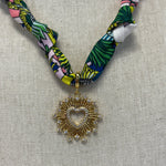 Presley Heartburst Scarf Necklace Necklaces Deep South Originals, LLC