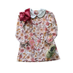 Presley Kait Dress - Blush Florals - Sugar Babies Children's Boutique/Meg's Shoppe