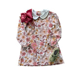 Presley Kait Dress - Blush Florals - Sugar Babies Children's Boutique/Meg's Shoppe