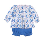 Pretty in Bows Pima Bloomers Set Girls Sets Baby Loren