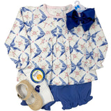 Pretty in Bows Pima Bloomers Set Girls Sets Baby Loren