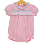 Pretty in Pink Bubble Girls Bubbles + Rompers Trotter Street Kids